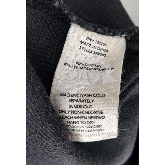 Soft Surroundings Pull On Jeans Jeggings Washed Grey MP - Picture 6 of 7